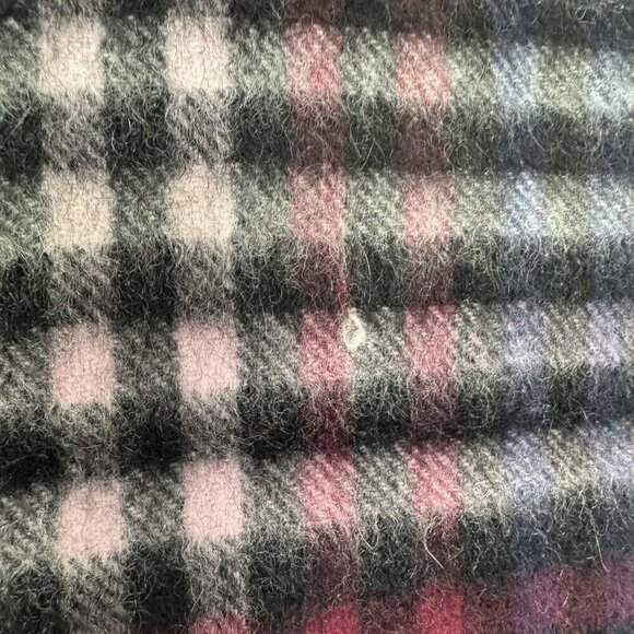 Lyle And Scott 100% Cashmere Multi Colored Plaid Scarf Made In Scotland 9.5”x65” - Picture 3 of 4